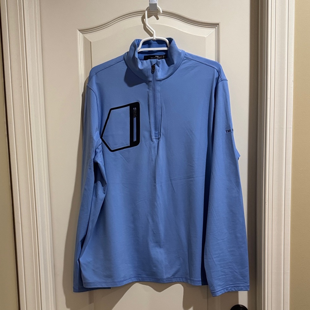 RLX Ralph Lauren Light Blue Quarter-Zip Pullover